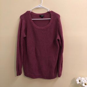 Purple Knit Sweater